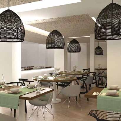 mobilier restaurant hôtellerie création espaces restaurant tables lampes fauteuils